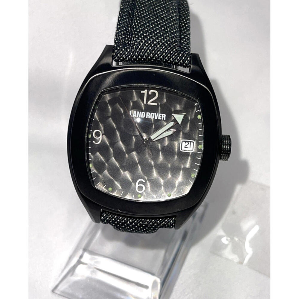 Land Rover Watch Men’s Quartz Calendar Date Swiss Made - New Battery